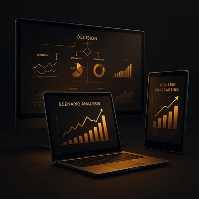 Simulación de escenarios financieros múltiples