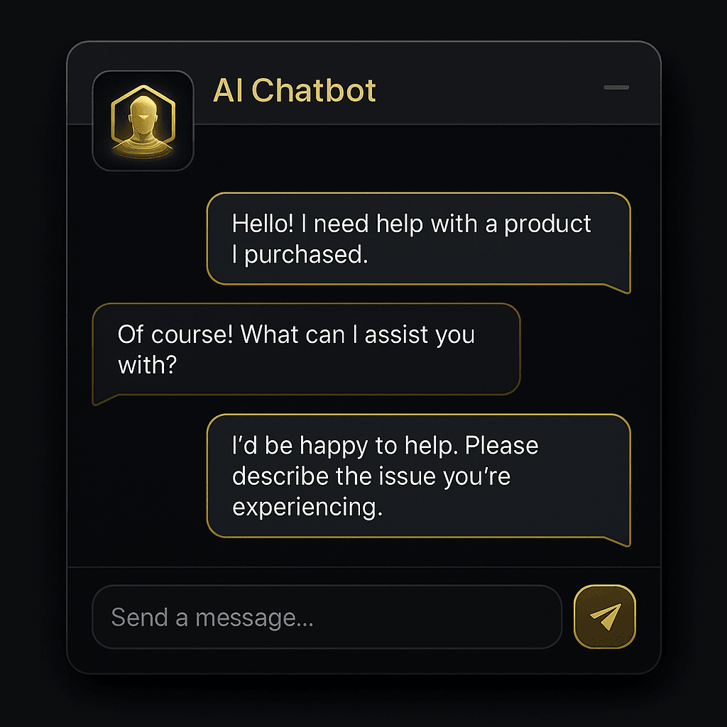 Interfaz de chat con agente de IA